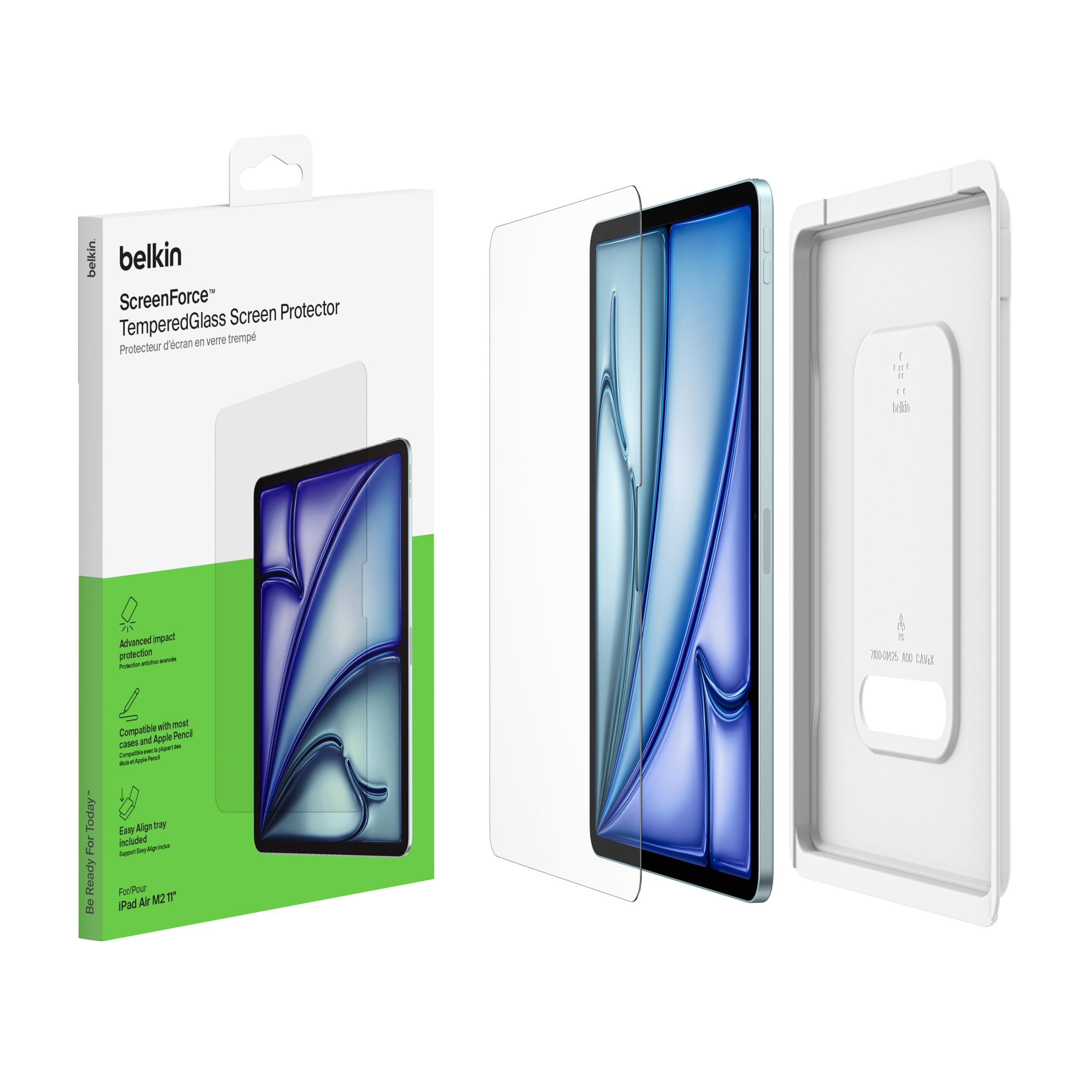 Amazon.co.jp: Belkin ガイド枠付き ガラスフィルム iPad Air 11インチ